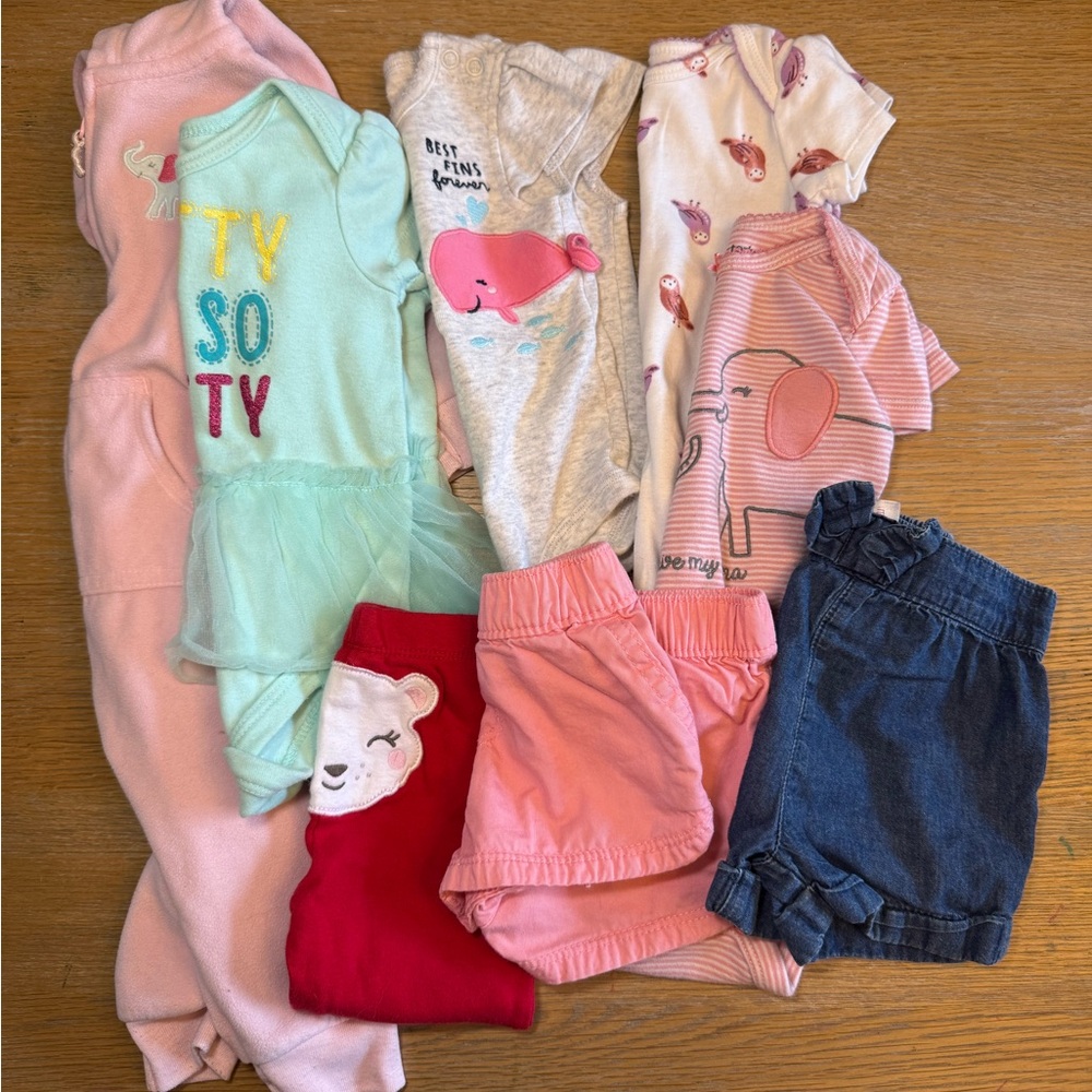 6 month baby girl clothing bundle